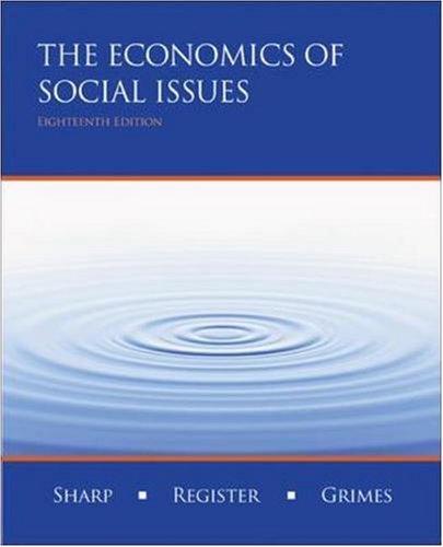 Beispielbild fr Economics of Social Issues zum Verkauf von Better World Books