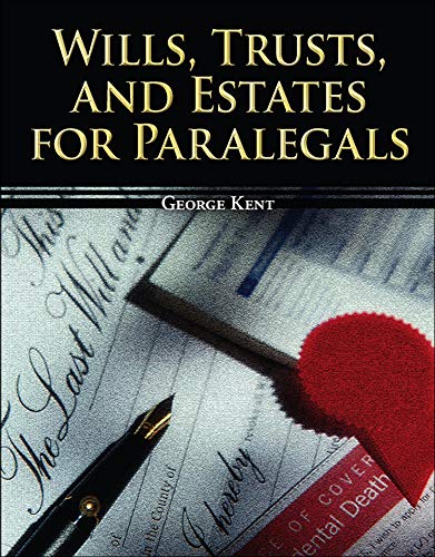 Beispielbild fr Wills, Trusts, and Estates for Paralegals (McGraw-Hill Paralegal Titles) zum Verkauf von Ergodebooks