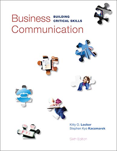 9780073403267: Business Communication: Building Critical Skills (IRWIN BUSINESS COMMUNICATIONS)