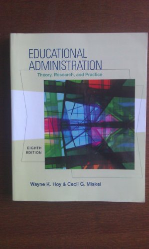 Stock image for Educational Administration: Theory, Research, and Practice for sale by ZBK Books