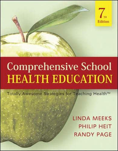 Imagen de archivo de Comprehensive School Health Education : Totally Awesome Strategies for Teaching Health a la venta por Better World Books