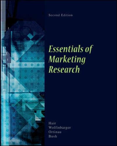 Stock image for Essentials of Marketing Research for sale by HPB-Red