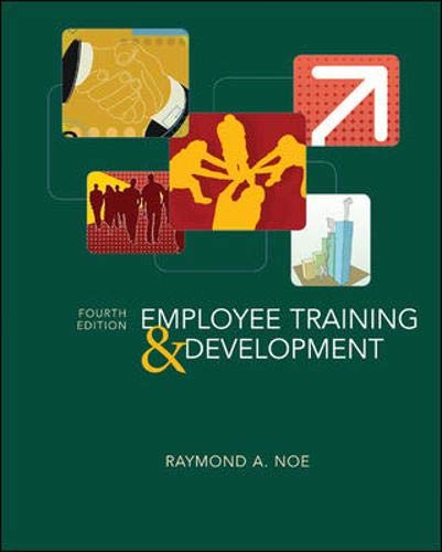 Stock image for Employee Training and Development for sale by Better World Books