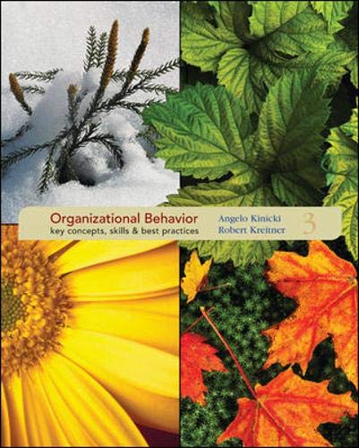 Imagen de archivo de Organizational Behavior: Key Concepts, Skills Best Practices a la venta por Zoom Books Company