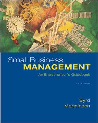 Stock image for Small Business Management: An Entrepreneur's Guidebook for sale by Revaluation Books