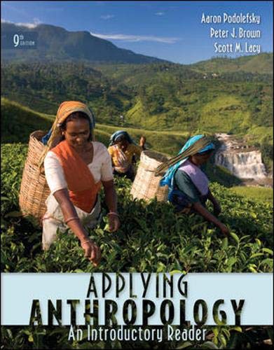 Beispielbild fr Applying Anthropology : An Introductory Reader zum Verkauf von Better World Books