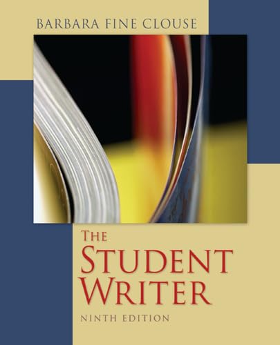 Imagen de archivo de The Student Writer a la venta por Off The Shelf