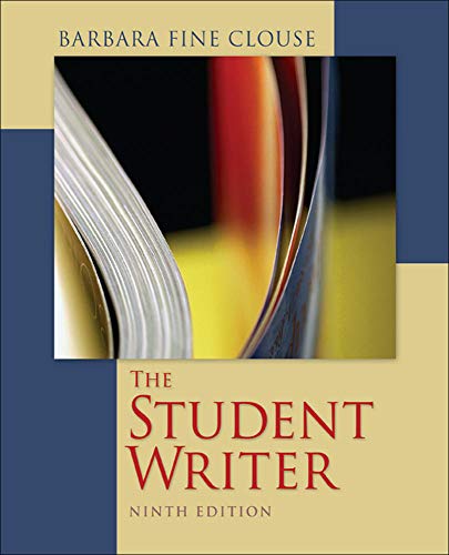 9780073405902: The Student Writer (COMPOSITION)