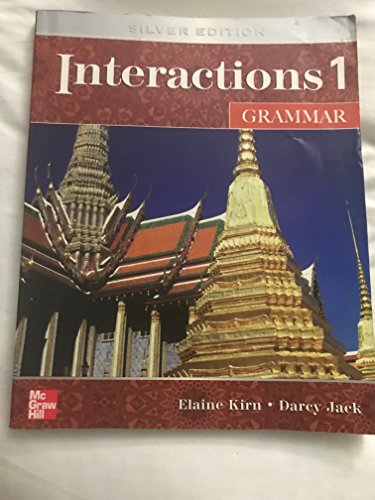 Stock image for Interactions 1 Grammar, Silver Edition (Student Book) for sale by Hawking Books