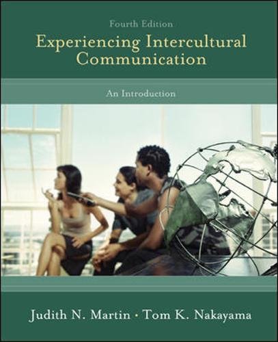 Beispielbild fr Experiencing Intercultural Communication: An Introduction zum Verkauf von SecondSale