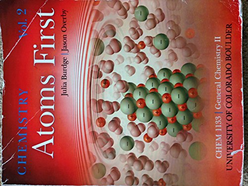 Imagen de archivo de Chemistry: Atoms First a la venta por BookHolders