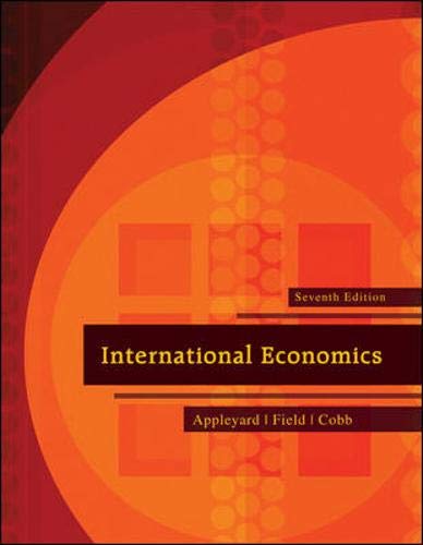 Beispielbild fr International Economics zum Verkauf von Better World Books