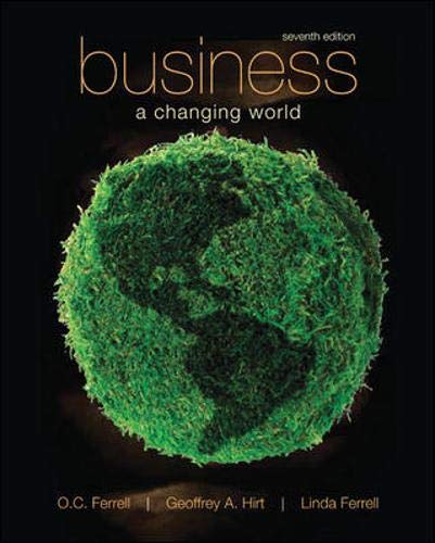 Beispielbild fr Business : A Changing World zum Verkauf von Better World Books: West