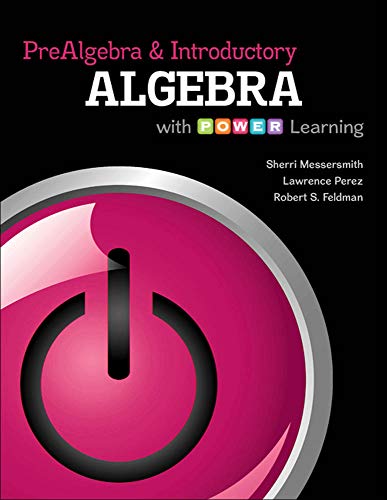 Stock image for Prealgebra and Introductory Algebra with P.O.W.E.R. Learning for sale by BooksRun
