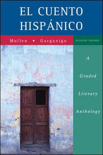 Beispielbild fr El cuento hispánico: A Graded Literary Anthology zum Verkauf von BooksRun