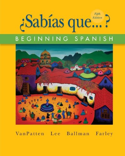 Imagen de archivo de Beginning Spanish (¿Sabas Que. ?) a la venta por Better World Books: West