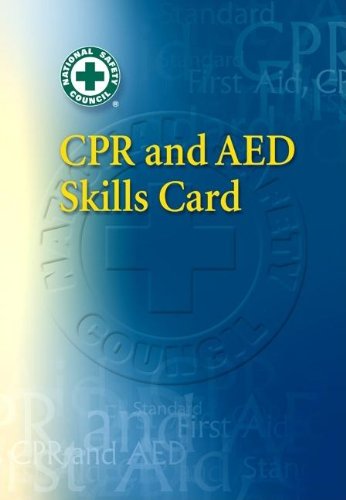 CPR & AED Skills Refresher Card (9780073513645) by NSC, National Safety Council