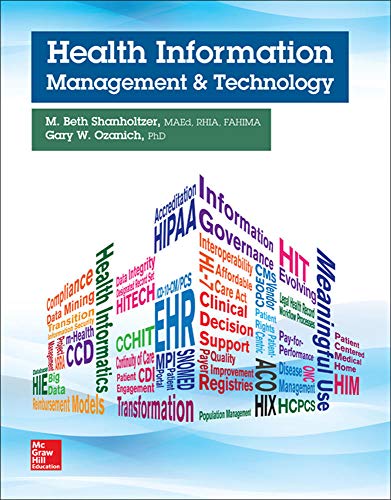Imagen de archivo de Health Information Management and Technology a la venta por BooksRun