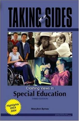 Stock image for Taking Sides: Clashing Views in Special Education for sale by Wonder Book