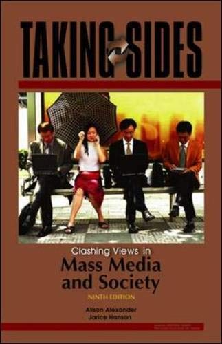Beispielbild fr Taking Sides: Clashing Views in Mass Media and Society zum Verkauf von SecondSale