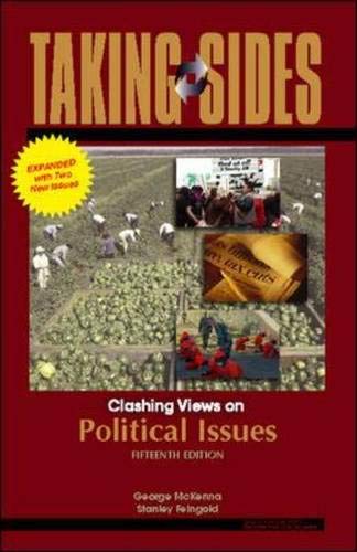 Stock image for Taking Sides : Clashing Views on Political Issues for sale by Better World Books