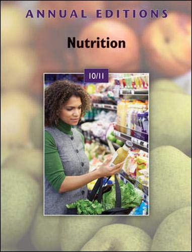 Beispielbild fr Nutrition 10/11 zum Verkauf von Better World Books