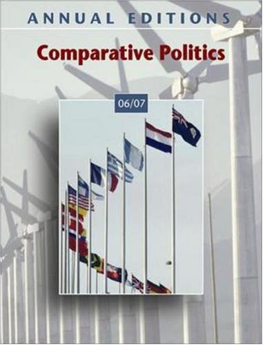 Stock image for Annual Editions: Comparative Politics 06/07 for sale by Wonder Book