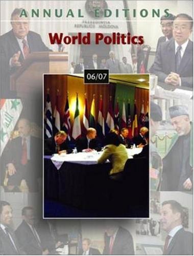 Imagen de archivo de Annual Editions: World Politics 06/07 a la venta por SecondSale