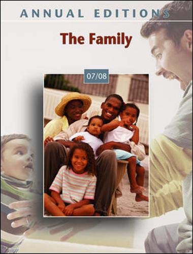 Stock image for Annual Editions: The Family 07/08 for sale by Discover Books