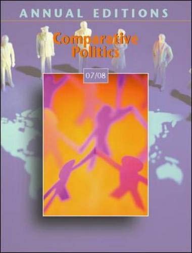 Stock image for Annual Editions: Comparative Politics 07/08 for sale by HPB-Red