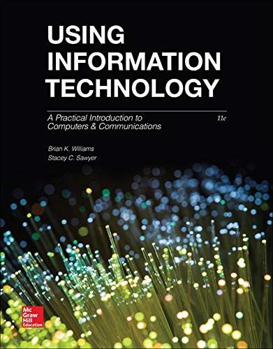 Imagen de archivo de Using Information Technology : A Practical Introduction to Computers & Communications a la venta por HPB-Red