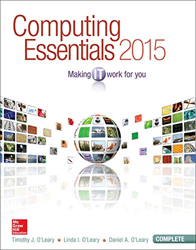 Imagen de archivo de Computing Essentials 2015 Complete Edition (O'leary) a la venta por Once Upon A Time Books