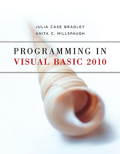 9780073517254: Programming in Visual Basic 2010