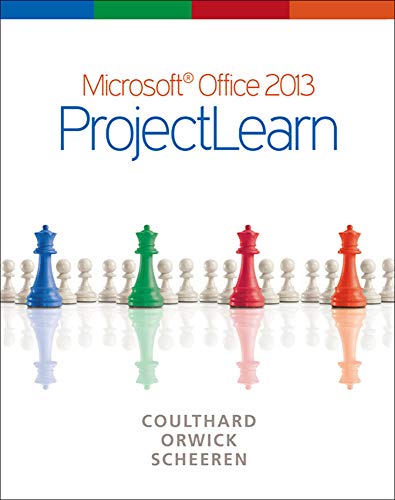 Imagen de archivo de Microsoft Office 2013: ProjectLearn a la venta por HPB-Red