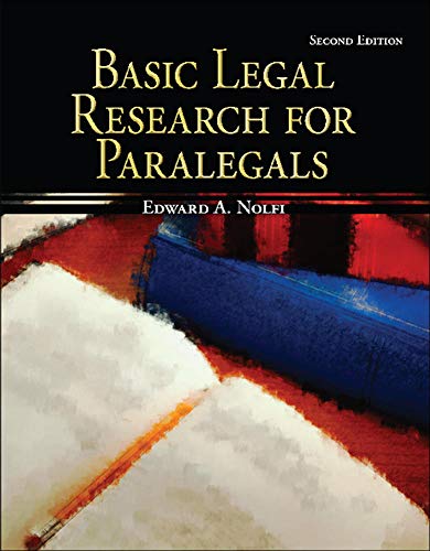 9780073520513: Basic Legal Research for Paralegals (McGraw-Hill Paralegal Titles)