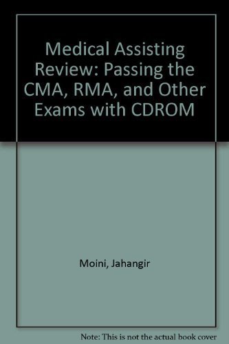 Stock image for Medical Assisting Review: Passing the CMA, RMA, and Other Exams [With CDROM] for sale by ThriftBooks-Atlanta
