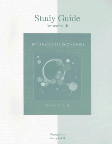 Stock image for Study Guide for Use with International Economics for sale by ThriftBooks-Atlanta