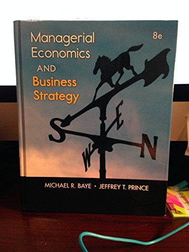 Imagen de archivo de Managerial Economics & Business Strategy (McGraw-Hill Economics) a la venta por Your Online Bookstore