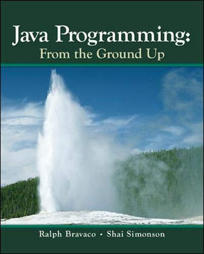 Beispielbild fr Java Programming : From the Ground Up zum Verkauf von Better World Books