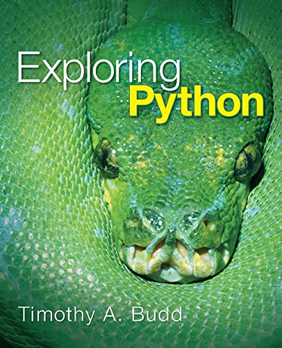 Exploring Python (9780073523378) by Budd, Timothy A.