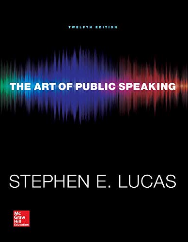 Beispielbild fr The Art of Public Speaking (Communication) Standalone Book zum Verkauf von BooksRun