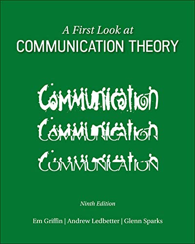 Imagen de archivo de A First Look at Communication Theory (Conversations with Communication Theorists) a la venta por Pangea