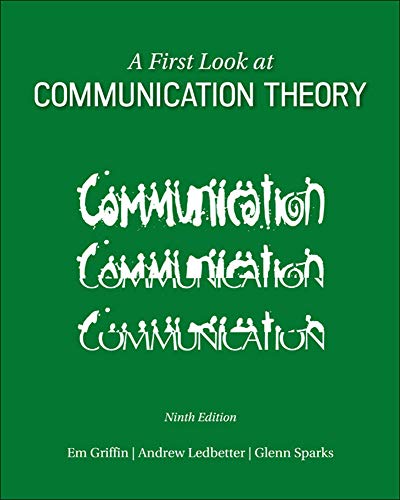 9780073523927: A First Look at Communication Theory