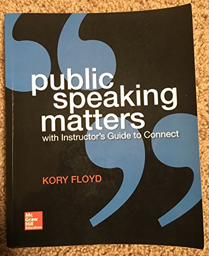 9780073523958: Public Speaking Matters