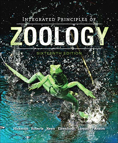 Integrated Principles of Zoology (9780073524214) by Hickman, Cleveland; Keen, Susan; Larson, Allan; Eisenhour, David; I'Anson, Helen; Roberts, Larry