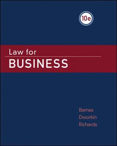 Stock image for Law for Business for sale by Better World Books