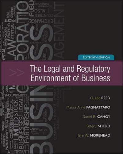 9780073524993: The Legal and Regulatory Environment of Business