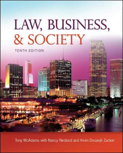 Stock image for Law, Business and Society for sale by The Book Cellar, LLC