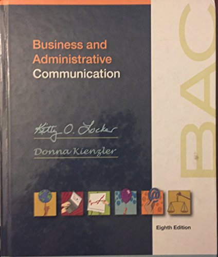 9780073525037: Business and Administrative Communication