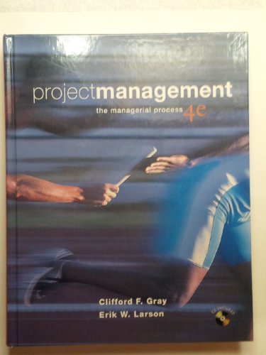Imagen de archivo de Project Management: The Managerial Process (McGraw-Hill/Irwin Series Operations and Decision Sciences) a la venta por SecondSale